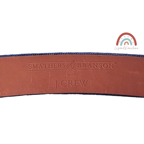 New! Smathers & Branson x J. Crew Fish Needlepoint Belt - Picture 13 of 16